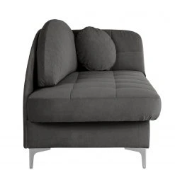 Recamiere Keld - Flachgewebe - Grau - Armlehne davorstehend rechts -Wohnzimmermöbel boutique en ligne 1000262173 220421 030 DETAILS P000000001000262173