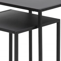 Norrwood Beistelltisch Cascavel II (2er-Set) - Stahl - Schwarz -Wohnzimmermöbel boutique en ligne 1000263274 210430 14473000067 DETAILS P000000001000263274