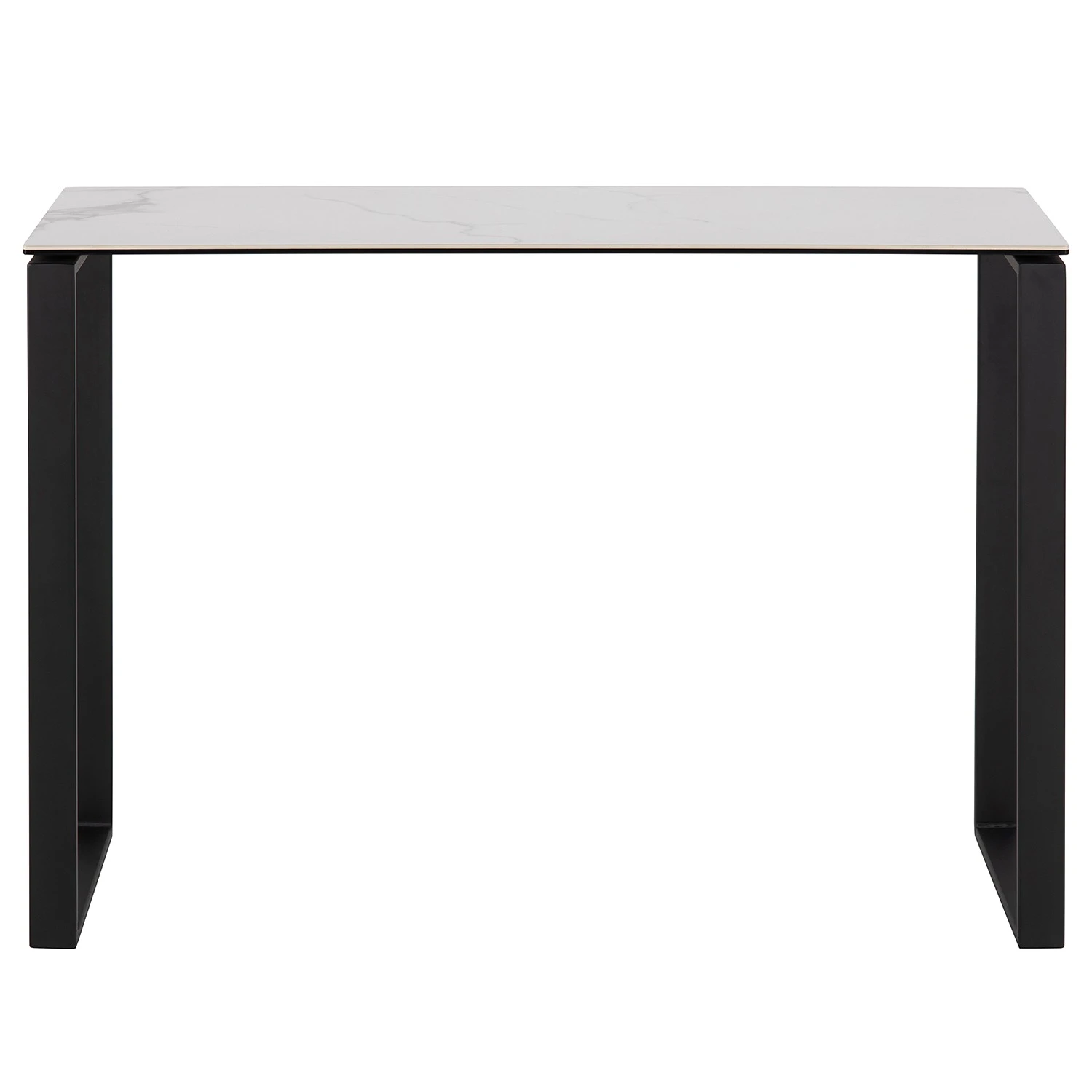 Fredriks Konsolentisch Unnau II - Keramik / Metall - Weiß / Schwarz 2 Fredriks Konsolentisch Unnau II - Keramik / Metall - Weiß / Schwarz – Bild 2