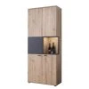 Red Living Vitrinenschrank Ambato - Eiche Artisan Dekor