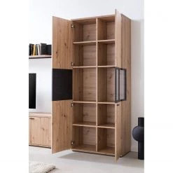 Red Living Vitrinenschrank Ambato - Eiche Artisan Dekor 7 Red Living Vitrinenschrank Ambato - Eiche Artisan Dekor -Wohnzimmermöbel boutique en ligne 1000263443 210430 11514500221 MOOD DETAILS P000000001000263443 mood