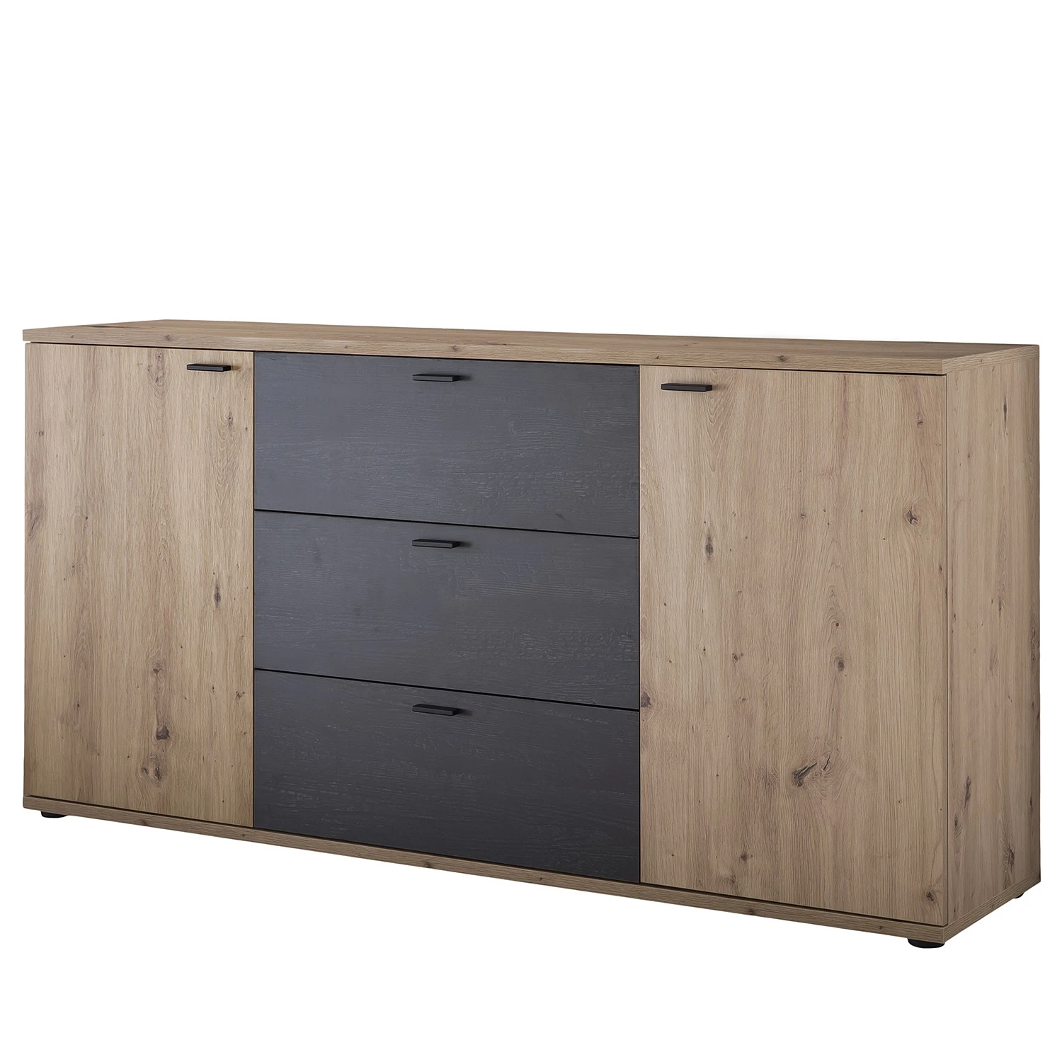 Red Living Sideboard Ambato - Eiche Artisan Dekor 1 Red Living Sideboard Ambato - Eiche Artisan Dekor