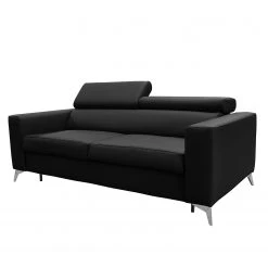 Loftscape Schlafsofa Adamo - Echtleder Mabel: Schwarz - Mit Schlaffunktion -Wohnzimmermöbel boutique en ligne 1000263606 210601 15005100681 DETAILS P000000001000263606