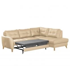 Loftscape Ecksofa Heimari II - Echtleder Mabel: Warmes Beige - Ottomane davorstehend rechts - Mit Schlaffunktion 13 Loftscape Ecksofa Heimari II - Echtleder Mabel: Warmes Beige - Ottomane davorstehend rechts - Mit Schlaffunktion -Wohnzimmermöbel boutique en ligne 1000263646 210611 13302200131 DETAILS P000000001000263646