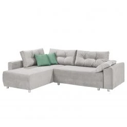 Fredriks Ecksofa Altja - Microfaser Enza: Platin / Mint