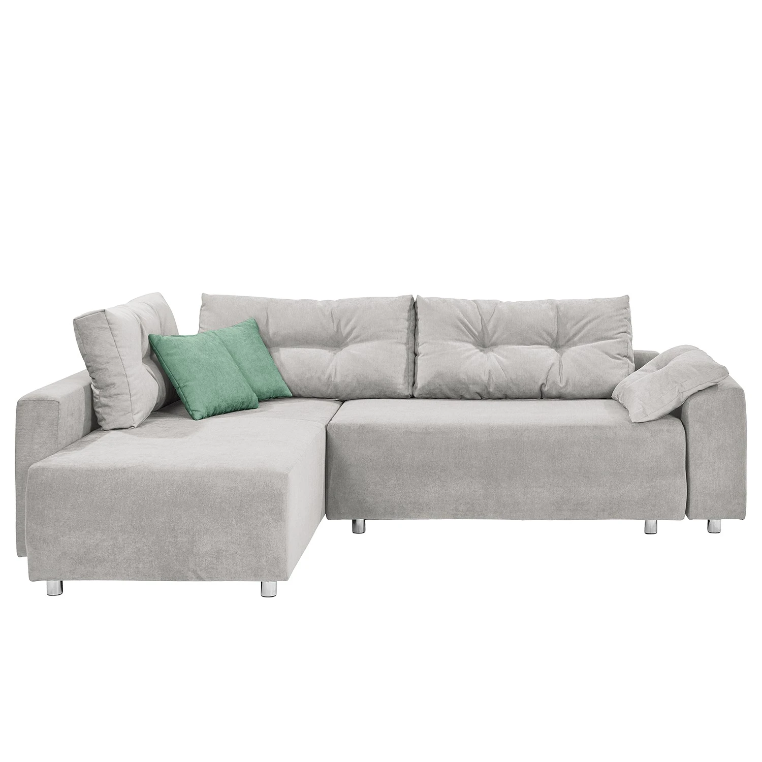 Fredriks Ecksofa Altja - Microfaser Enza: Platin / Mint 6 Fredriks Ecksofa Altja - Microfaser Enza: Platin / Mint – Bild 6