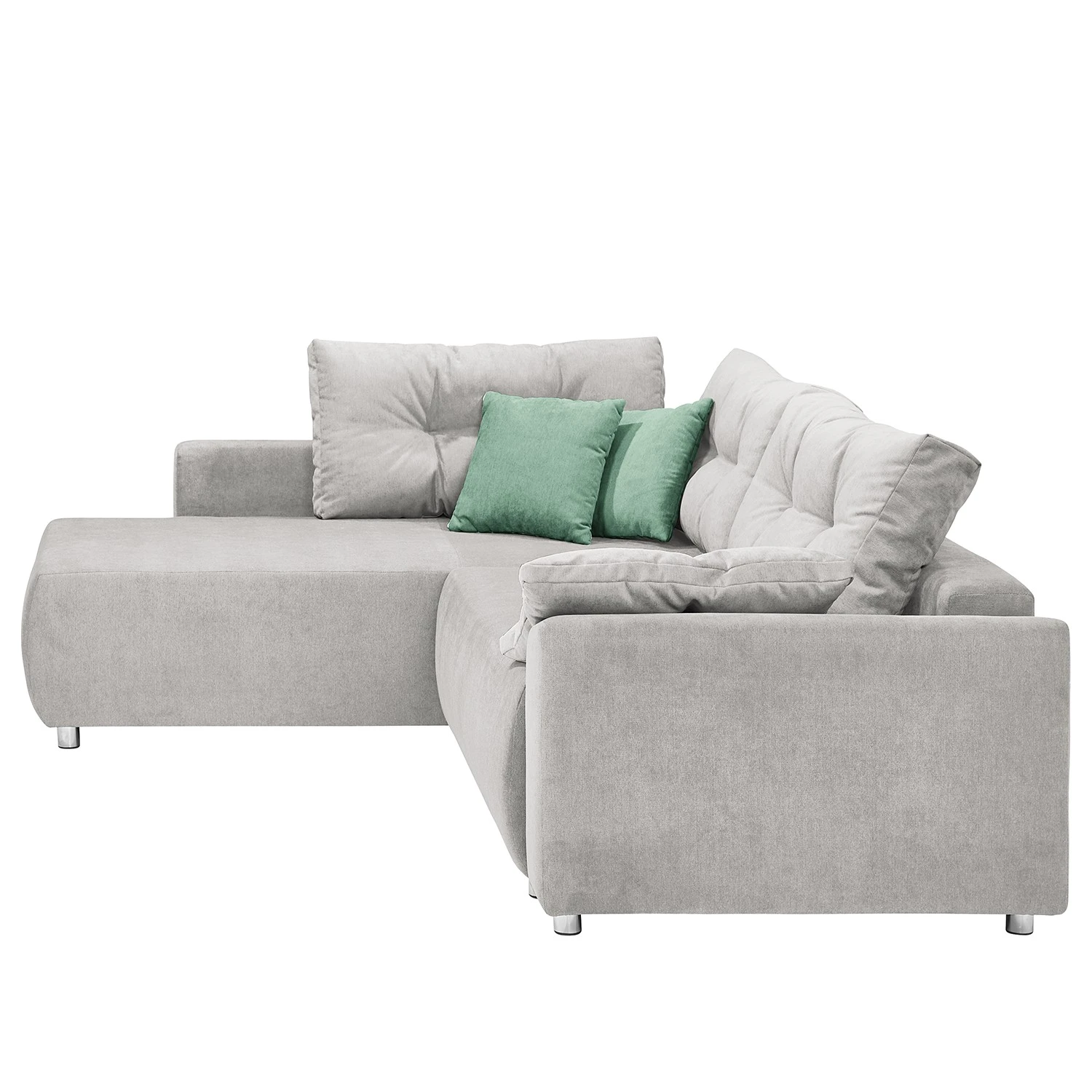 Fredriks Ecksofa Altja - Microfaser Enza: Platin / Mint 7 Fredriks Ecksofa Altja - Microfaser Enza: Platin / Mint – Bild 7