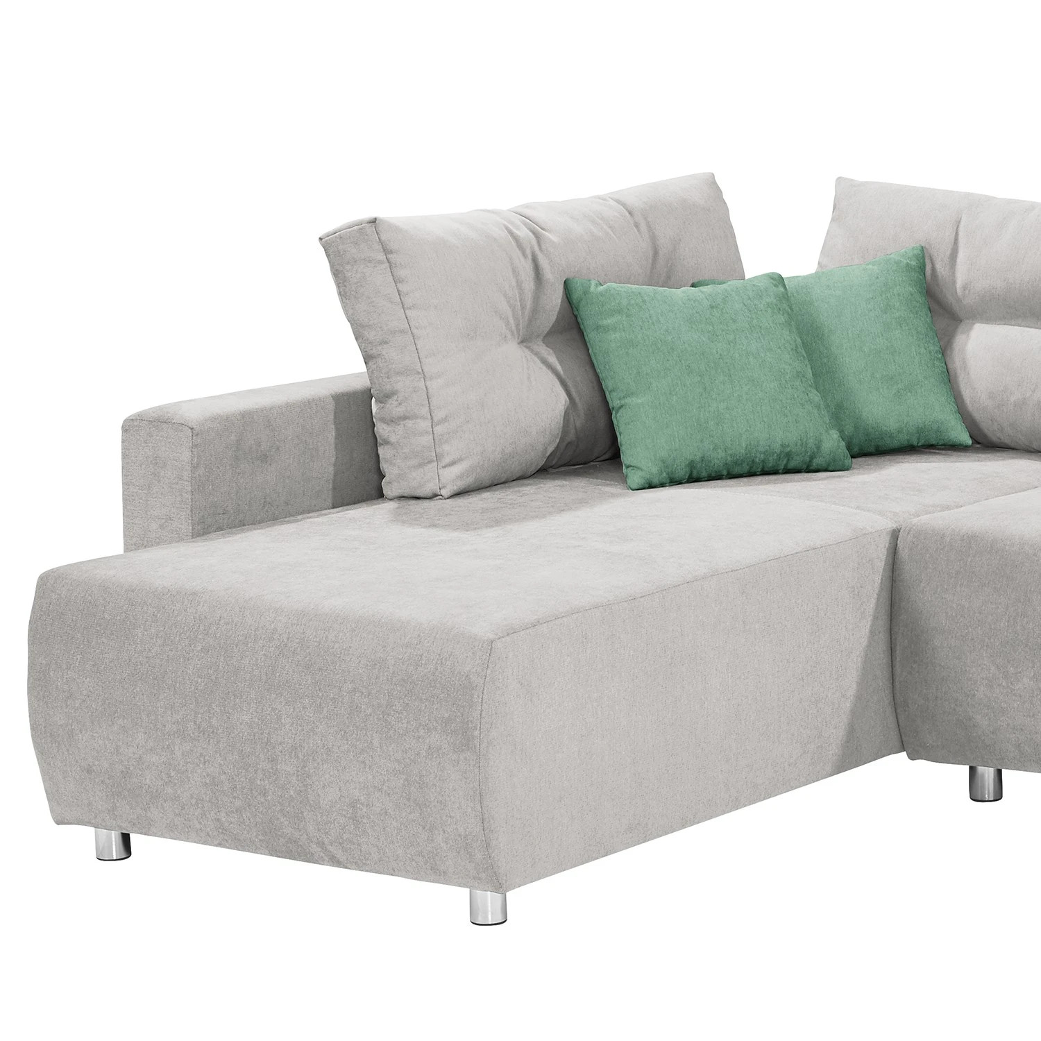 Fredriks Ecksofa Altja - Microfaser Enza: Platin / Mint 8 Fredriks Ecksofa Altja - Microfaser Enza: Platin / Mint – Bild 8