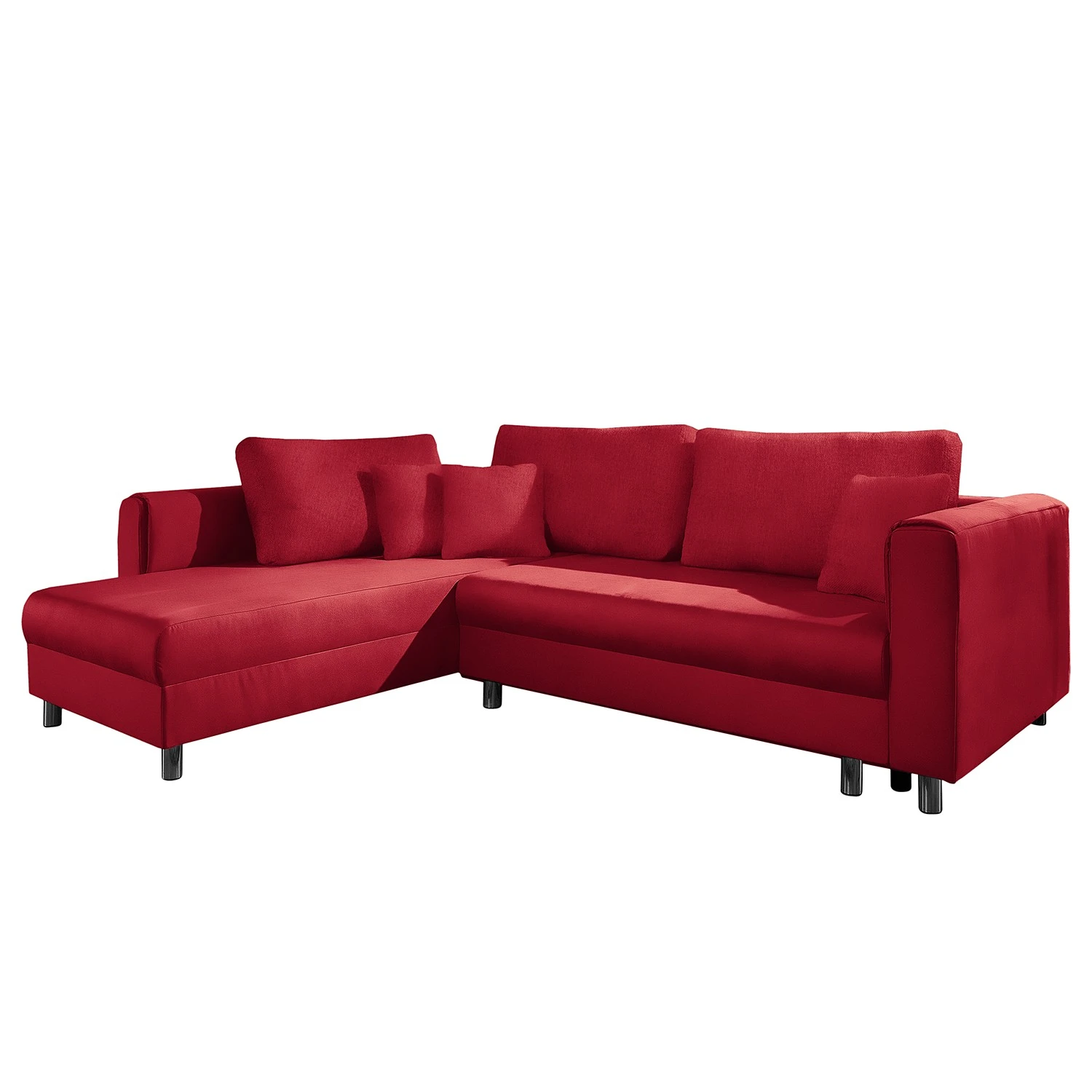 Fredriks Ecksofa Sulka - Microfaser Amaia: Rot 1 Fredriks Ecksofa Sulka - Microfaser Amaia: Rot
