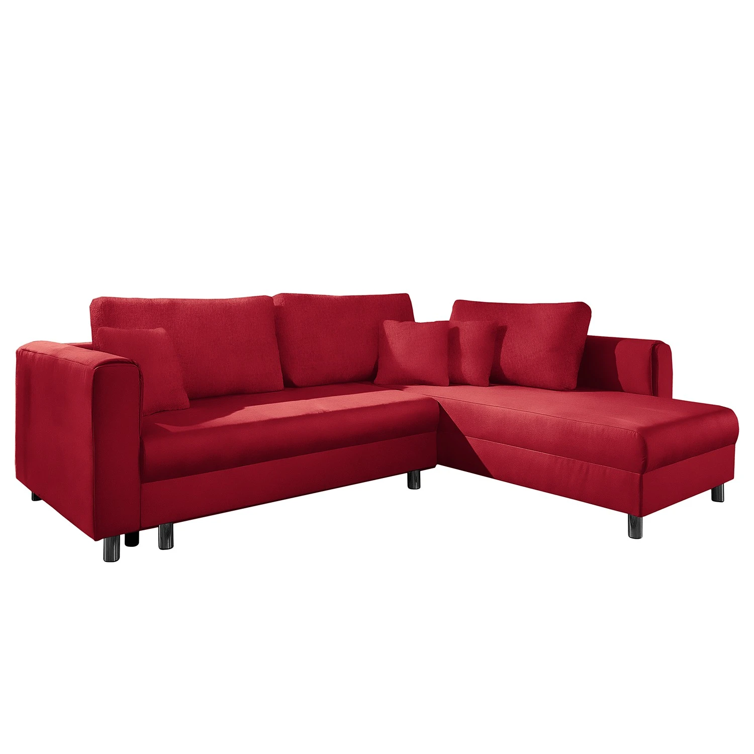 Fredriks Ecksofa Sulka - Microfaser Amaia: Rot 5 Fredriks Ecksofa Sulka - Microfaser Amaia: Rot – Bild 5