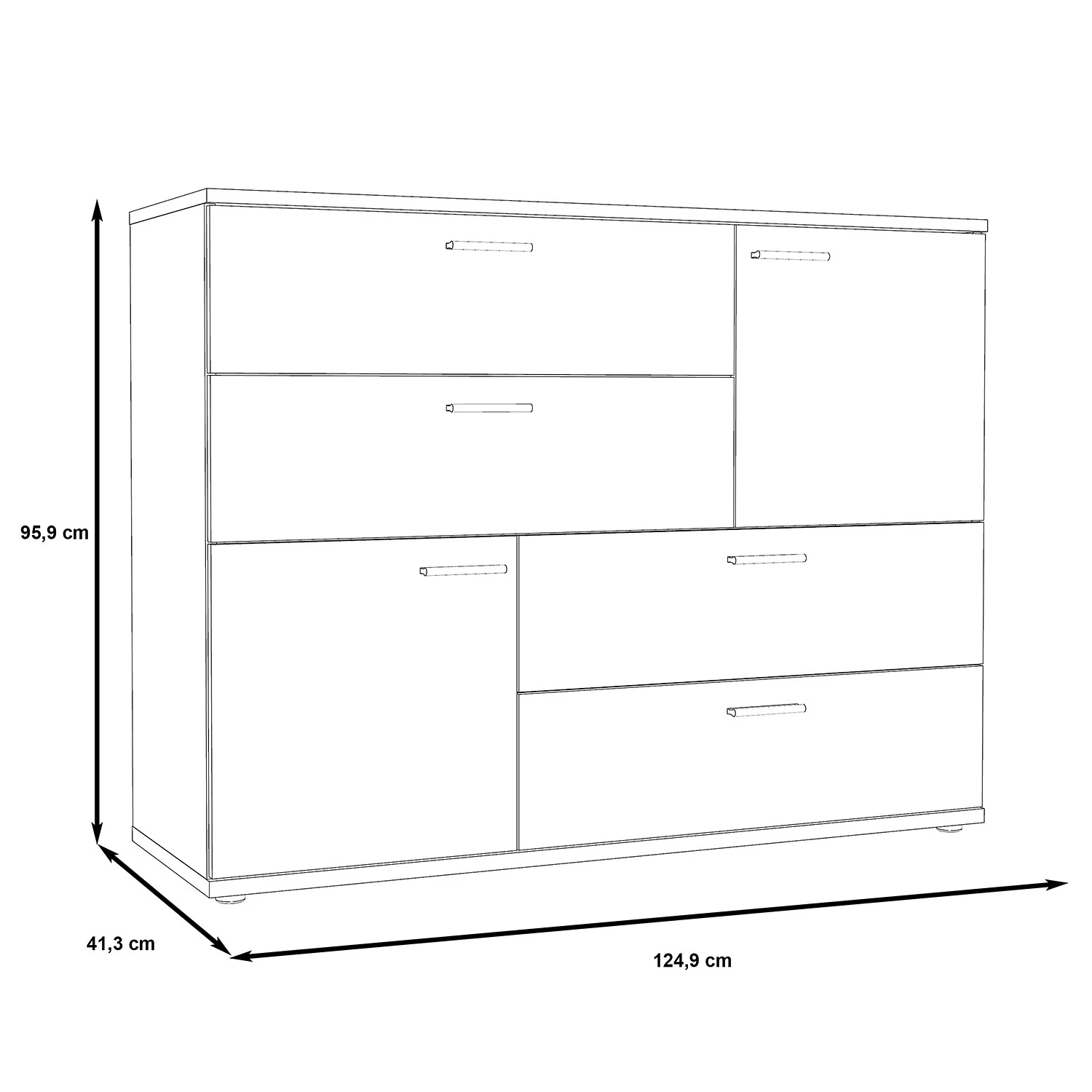 Loftscape Kommode Leisi - Altholz Dekor 5 Loftscape Kommode Leisi - Altholz Dekor – Bild 5