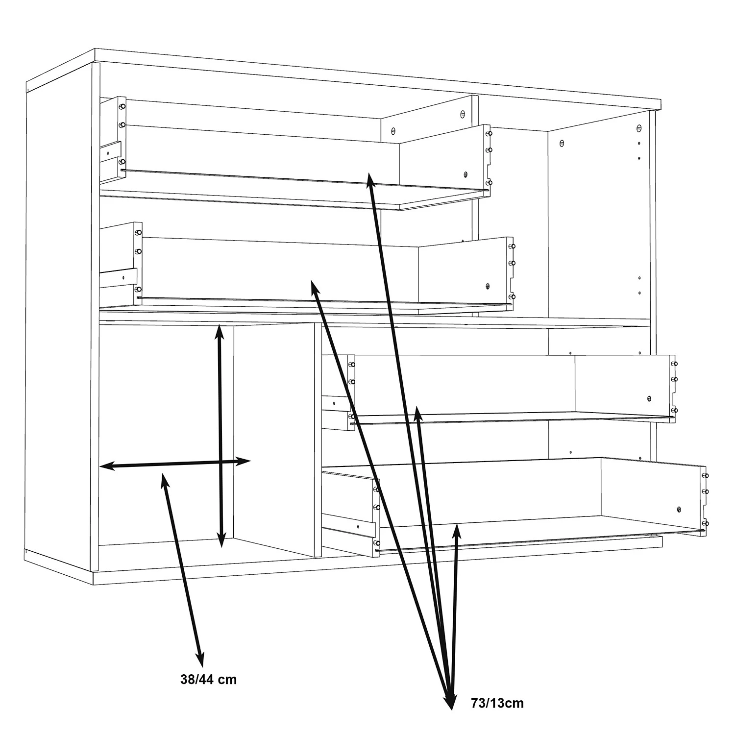 Loftscape Kommode Leisi - Altholz Dekor 6 Loftscape Kommode Leisi - Altholz Dekor – Bild 6