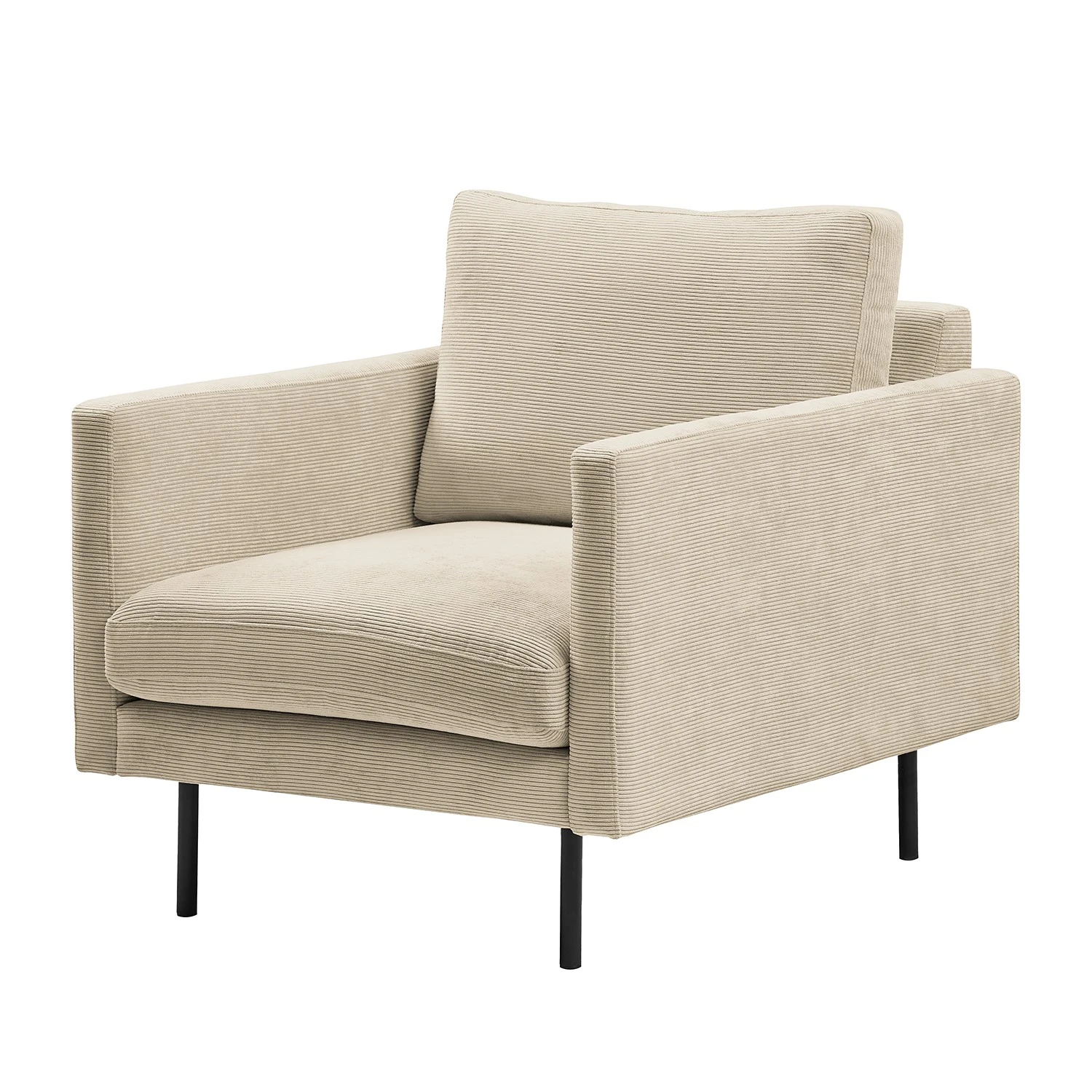 Mørteens Sessel Landos - Cordstoff Licia: Creme 1 Mørteens Sessel Landos - Cordstoff Licia: Creme