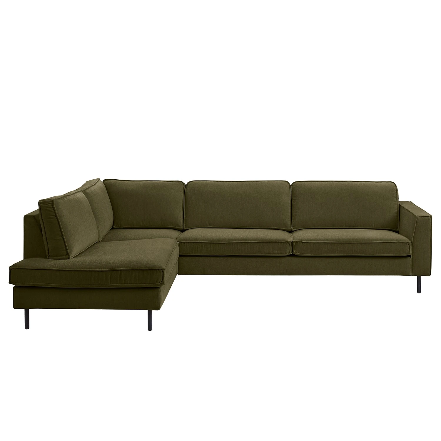 Mørteens Ecksofa Monblanc - Webstoff - Webstoff Velia: Dunkelgrün - Ottomane davorstehend links 3 Mørteens Ecksofa Monblanc - Webstoff - Webstoff Velia: Dunkelgrün - Ottomane davorstehend links – Bild 3