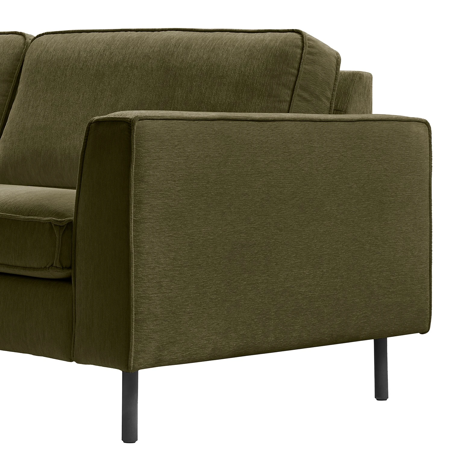 Mørteens Ecksofa Monblanc - Webstoff - Webstoff Velia: Dunkelgrün - Ottomane davorstehend links 7 Mørteens Ecksofa Monblanc - Webstoff - Webstoff Velia: Dunkelgrün - Ottomane davorstehend links – Bild 7