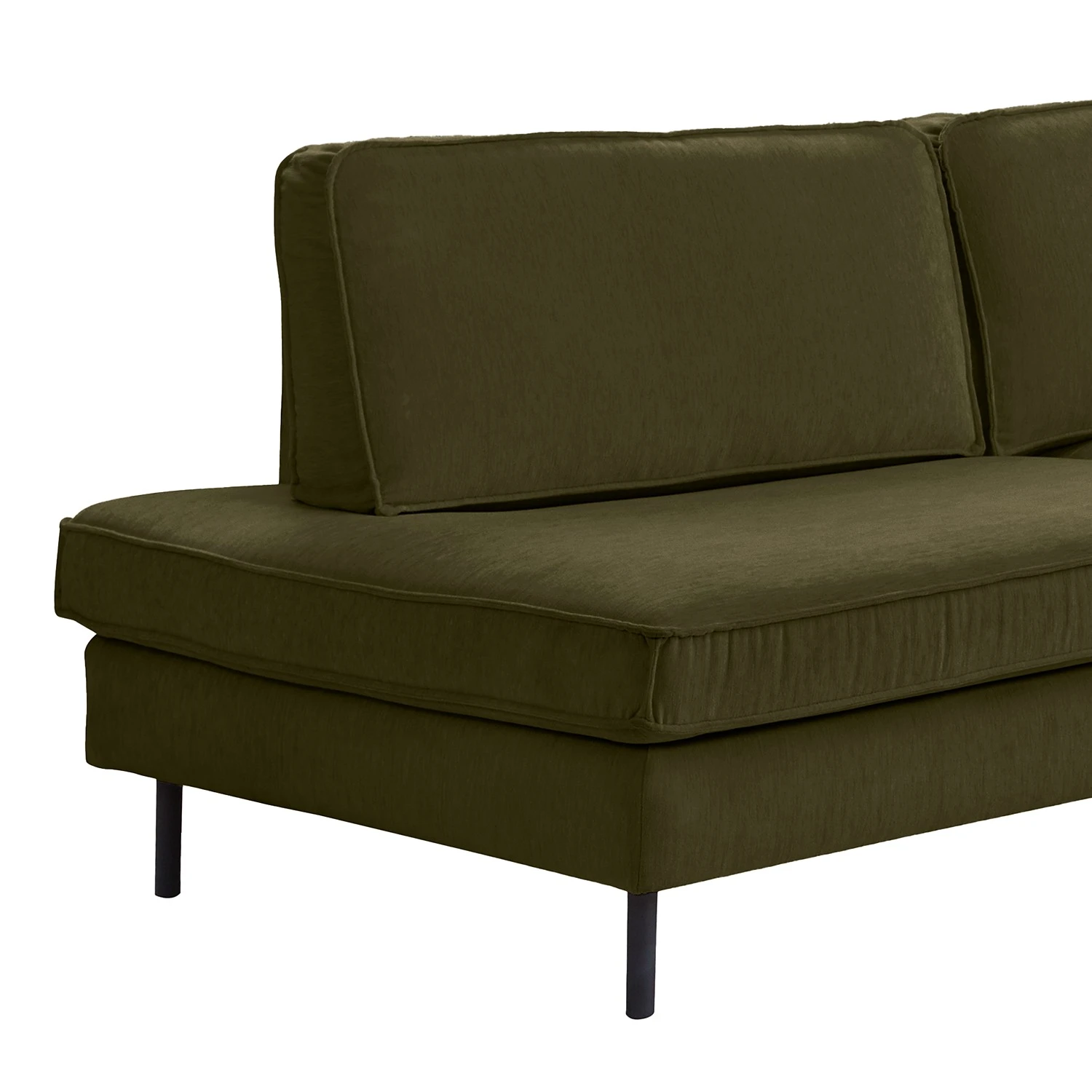 Mørteens Ecksofa Monblanc - Webstoff - Webstoff Velia: Dunkelgrün - Ottomane davorstehend links 9 Mørteens Ecksofa Monblanc - Webstoff - Webstoff Velia: Dunkelgrün - Ottomane davorstehend links – Bild 9