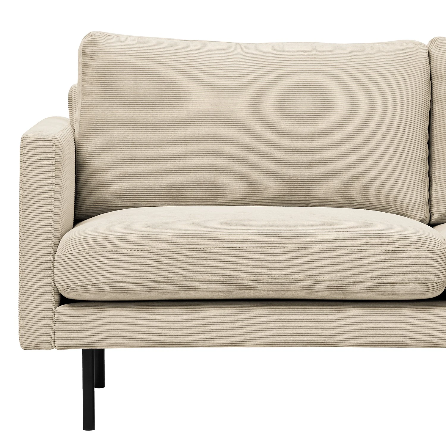 Mørteens Ecksofa Landos II - Cordstoff Licia: Creme - Longchair davorstehend rechts 5 Mørteens Ecksofa Landos II - Cordstoff Licia: Creme - Longchair davorstehend rechts – Bild 5