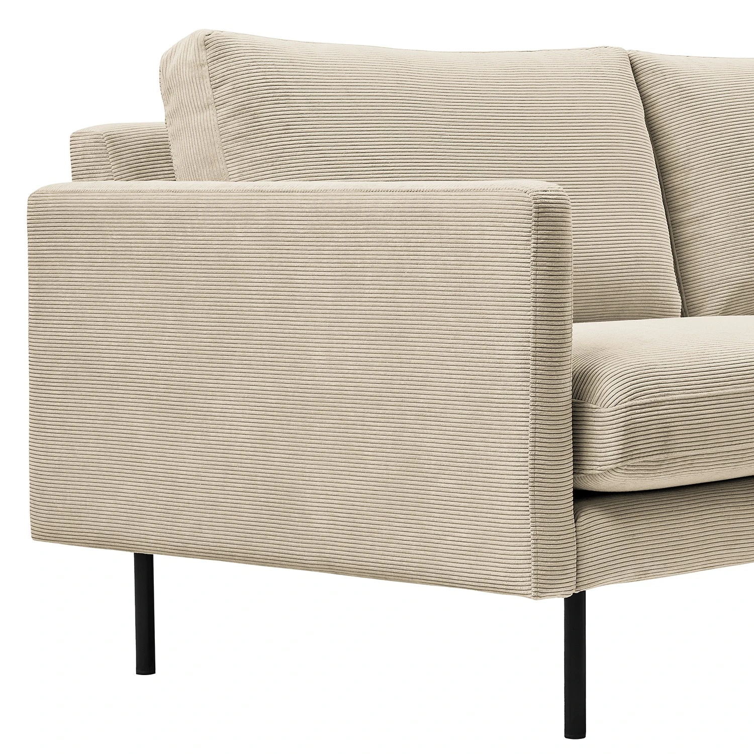 Mørteens Ecksofa Landos II - Cordstoff Licia: Creme - Longchair davorstehend rechts 6 Mørteens Ecksofa Landos II - Cordstoff Licia: Creme - Longchair davorstehend rechts – Bild 6