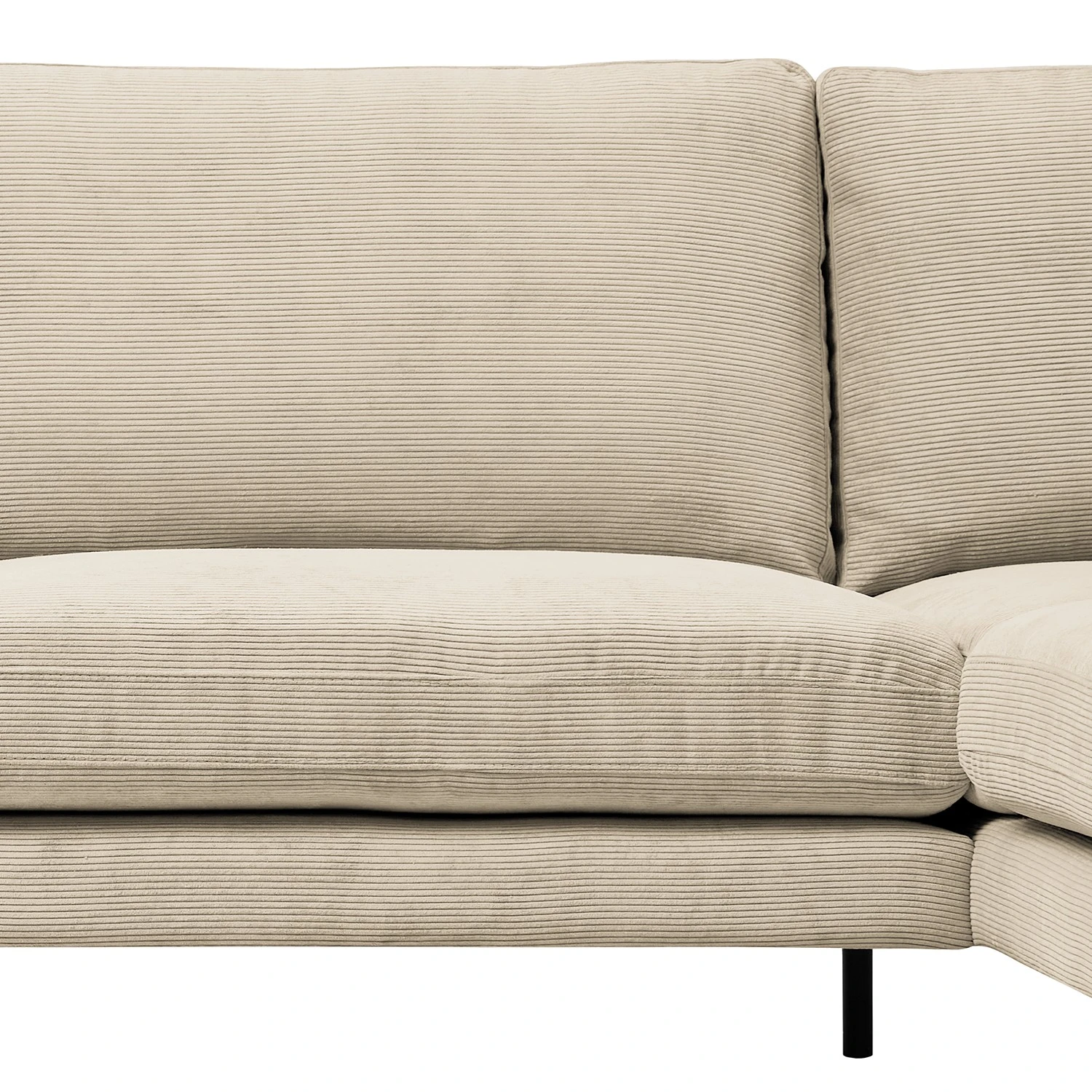 Mørteens Ecksofa Landos II - Cordstoff Licia: Creme - Longchair davorstehend rechts 8 Mørteens Ecksofa Landos II - Cordstoff Licia: Creme - Longchair davorstehend rechts – Bild 8