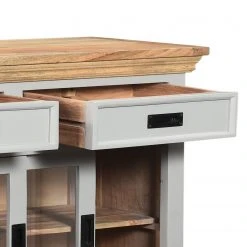 Maison Belfort Sideboard Antton - Akazie / Mango massiv - Grau / Mango 9 Maison Belfort Sideboard Antton - Akazie / Mango massiv - Grau / Mango -Wohnzimmermöbel boutique en ligne 1000265472 220104 09380600089 DETAILS P000000001000265472