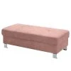 Loftscape Polsterhocker Busene - Microfaser Enza: Mauve