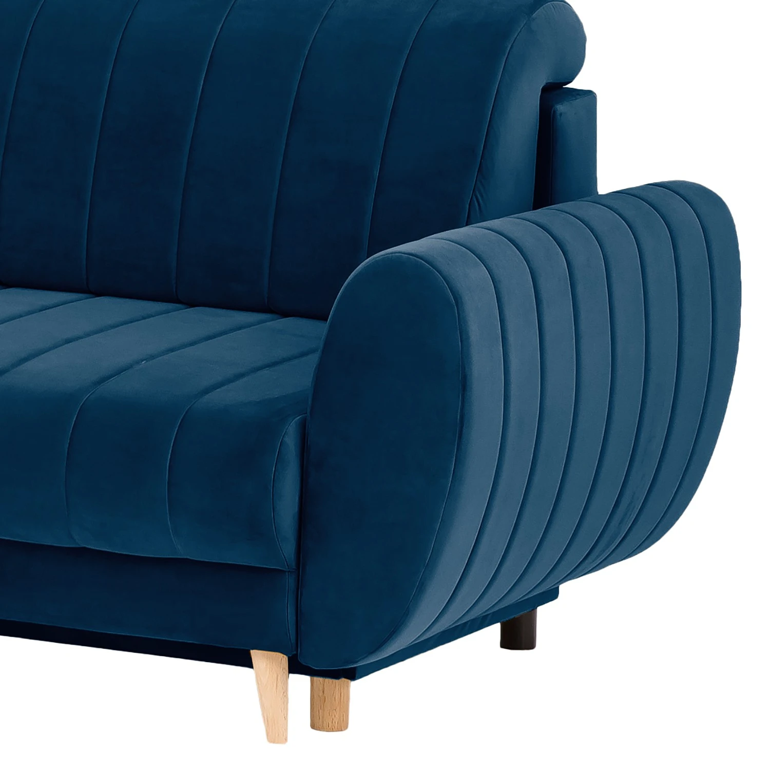 Norrwood Schlafsofa Cachi - Webstoff - Webstoff Madje: Dunkelblau 7 Norrwood Schlafsofa Cachi - Webstoff - Webstoff Madje: Dunkelblau – Bild 7