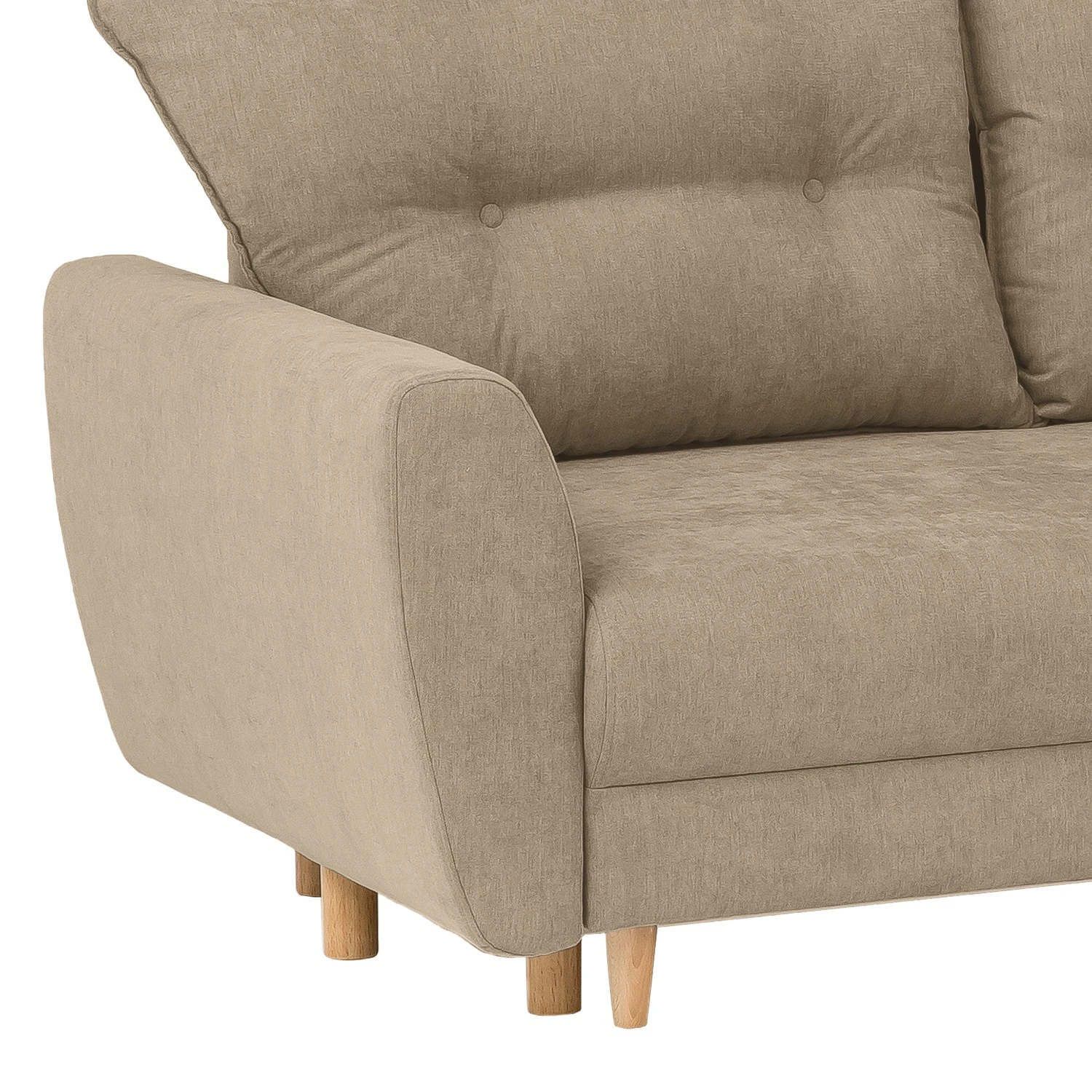 Norrwood Ecksofa Cab - Microfaser - Microfaser Enza: Hellbeige - Longchair davorstehend rechts 5 Norrwood Ecksofa Cab - Microfaser - Microfaser Enza: Hellbeige - Longchair davorstehend rechts – Bild 5