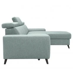 Loftscape Ecksofa Cadima II - Webstoff - Webstoff Cavo: Pastellblau - Longchair davorstehend rechts - Mit Schlaffunktion -Wohnzimmermöbel boutique en ligne 1000266917 210527 11205801796 DETAILS P000000001000266917