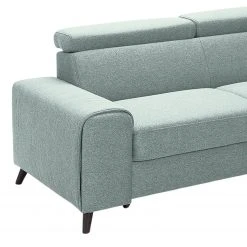 Loftscape Ecksofa Cadima II - Webstoff - Webstoff Cavo: Pastellblau - Longchair davorstehend rechts - Mit Schlaffunktion -Wohnzimmermöbel boutique en ligne 1000266917 210527 11205801799 DETAILS P000000001000266917
