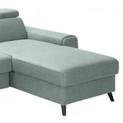 Loftscape Ecksofa Cadima II - Webstoff - Webstoff Cavo: Pastellblau - Longchair davorstehend rechts - Mit Schlaffunktion -Wohnzimmermöbel boutique en ligne 1000266917 210527 11205801801 DETAILS P000000001000266917