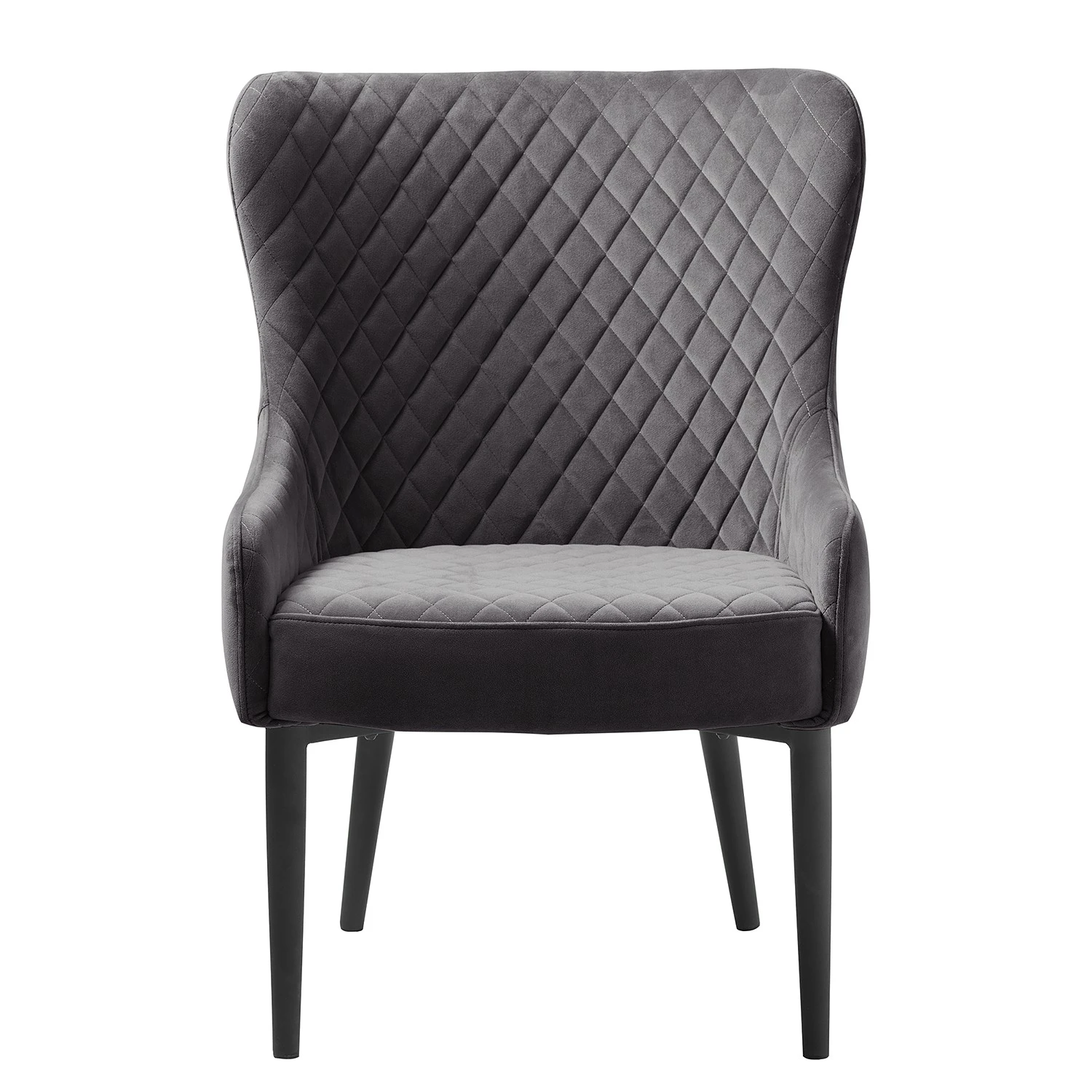 Red Living Sessel Albero - Samt - Grau 2 Red Living Sessel Albero - Samt - Grau – Bild 2