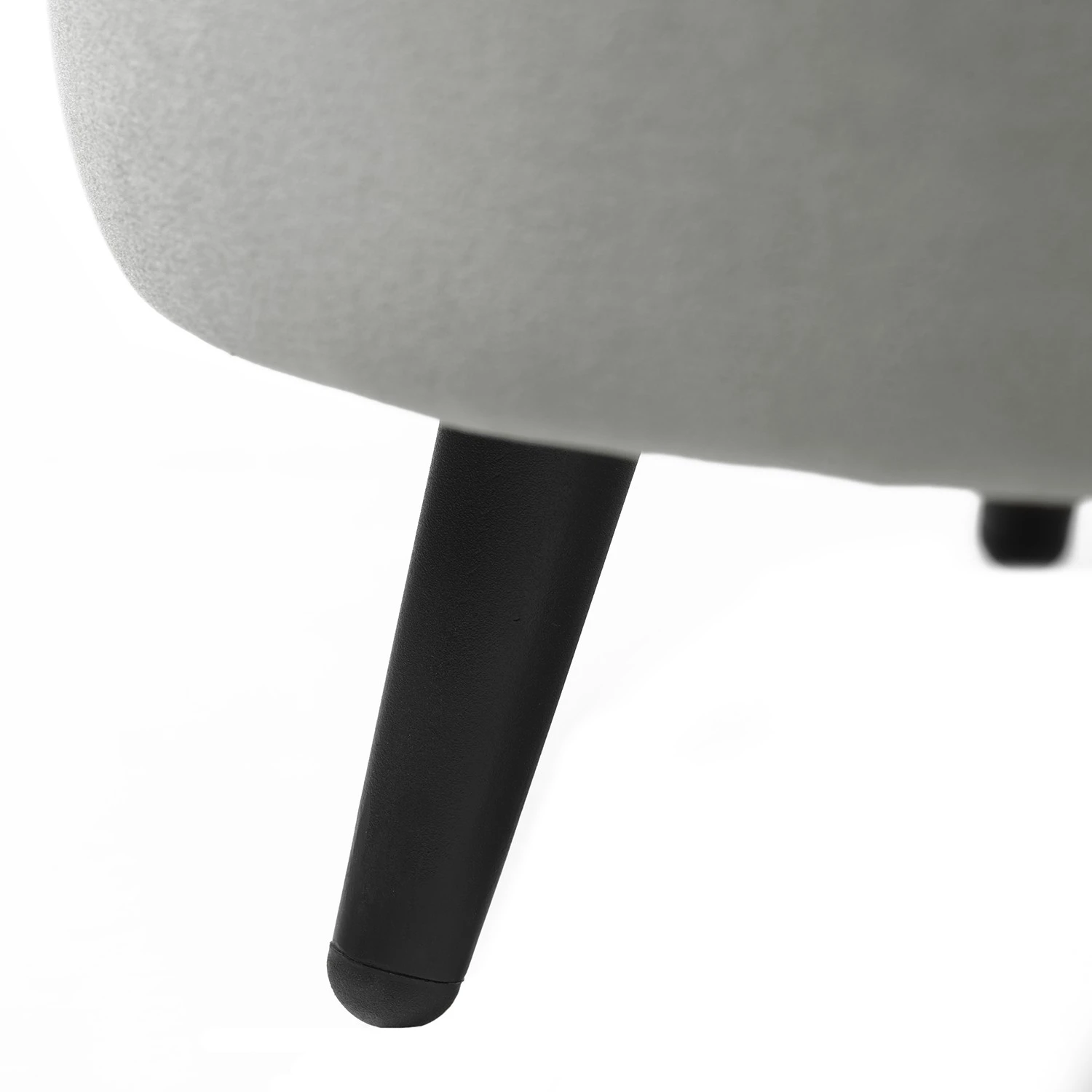 Red Living Polsterhocker Albero - Samt - Grau 5 Red Living Polsterhocker Albero - Samt - Grau – Bild 5