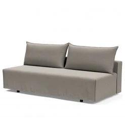 Innovation Möbel Schlafsofa Revivus - Webstoff - Lichtgrau - Mit Schlaffunktion