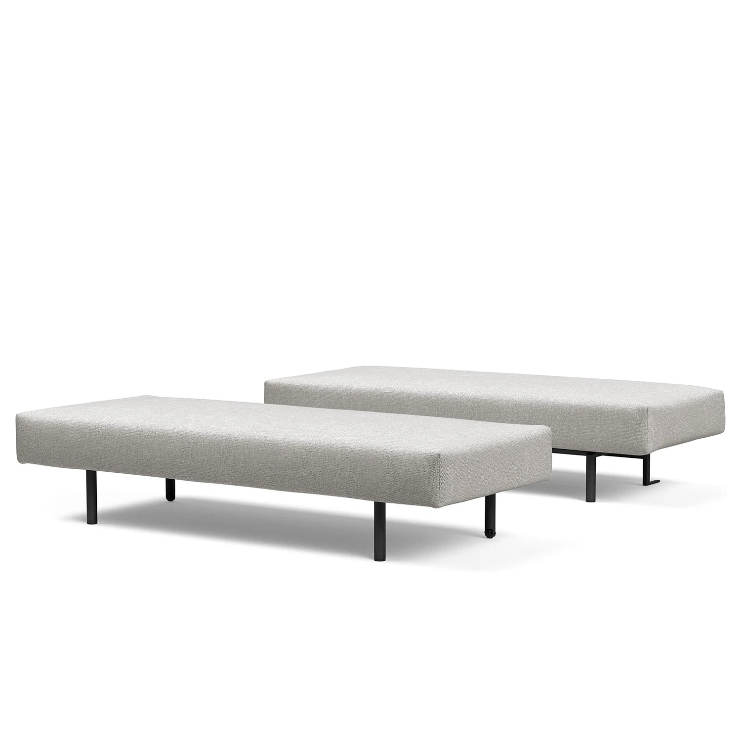 Innovation Möbel Schlafsofa Achillas - Webstoff - Lichtgrau 4 Innovation Möbel Schlafsofa Achillas - Webstoff - Lichtgrau – Bild 4