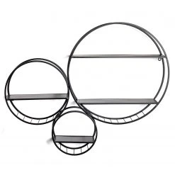 Loftscape Wandregal Keane - Metall - Schwarz -Wohnzimmermöbel boutique en ligne 1000267359 210518 16033100001 DETAILS P000000001000267359