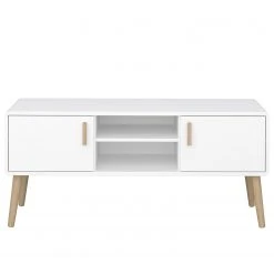 Steens TV-Lowboard Pavona - Weiß / Eiche -Wohnzimmermöbel boutique en ligne 1000270004 210527 14182000004 DETAILS P000000001000270004