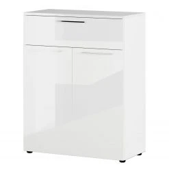 Germania Kommode Sunnyvale - Hochglanz Weiß / Matt Weiß