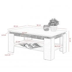 Loftscape Couchtisch Paola - Altholz Dekor -Wohnzimmermöbel boutique en ligne 1000270200 210525 11024800004 SKETCH DETAILS P000000001000270200 sketch