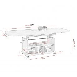Loftscape Couchtisch Bergen - Eiche Sonoma Dekor -Wohnzimmermöbel boutique en ligne 1000270207 210525 11094600022 SKETCH DETAILS P000000001000270207 sketch