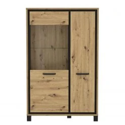Red Living Vitrinenschrank Egan III - Eiche Artisan Dekor / Eiche Schwarz Dekor 9 Red Living Vitrinenschrank Egan III - Eiche Artisan Dekor / Eiche Schwarz Dekor -Wohnzimmermöbel boutique en ligne 1000270218 210609 06154000062 DETAILS P000000001000270218