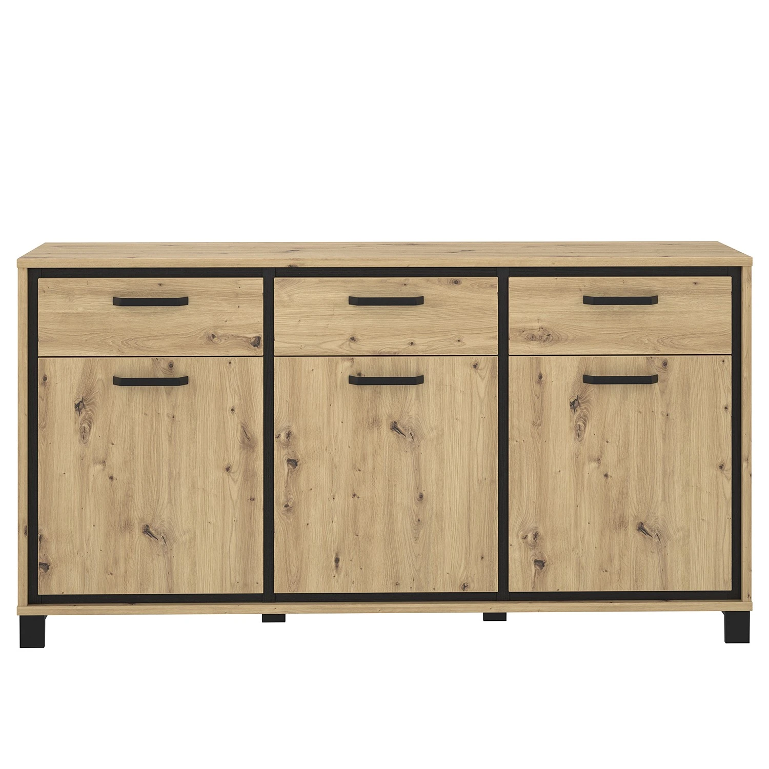 Red Living Sideboard Egan II - Eiche Artisan Dekor / Eiche Schwarz Dekor 5 Red Living Sideboard Egan II - Eiche Artisan Dekor / Eiche Schwarz Dekor – Bild 5
