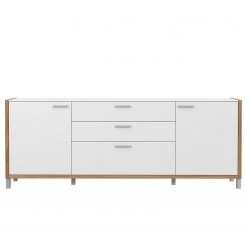Norrwood Sideboard Boyd II - Weiß / Eiche Dekor 12 Norrwood Sideboard Boyd II - Weiß / Eiche Dekor -Wohnzimmermöbel boutique en ligne 1000270234 210609 06155700170 DETAILS P000000001000270234