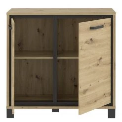 Red Living Kommode Egan I - Eiche Artisan Dekor / Eiche Schwarz Dekor -Wohnzimmermöbel boutique en ligne 1000270238 210609 06155900199 DETAILS P000000001000270238