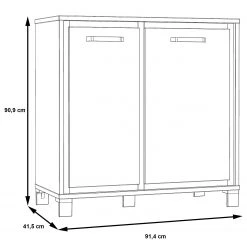 Red Living Kommode Egan I - Eiche Artisan Dekor / Eiche Schwarz Dekor -Wohnzimmermöbel boutique en ligne 1000270238 210609 06155900202 SKETCH DETAILS P000000001000270238 sketch