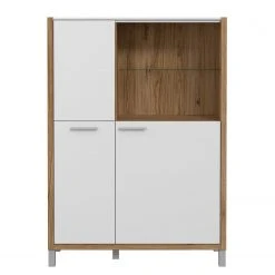 Norrwood Highboard Boyd I - Weiß / Eiche Dekor 18 Norrwood Highboard Boyd I - Weiß / Eiche Dekor -Wohnzimmermöbel boutique en ligne 1000270243 210609 06160200245 DETAILS P000000001000270243