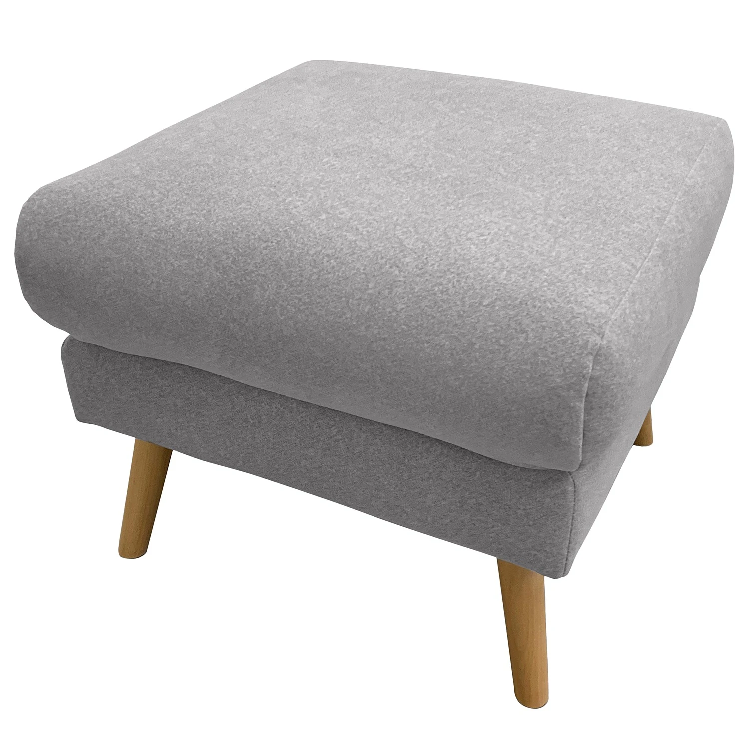 Norrwood Polsterhocker Lucinda - Webstoff - Webstoff Hanabi: Hellgrau - Beige 3 Norrwood Polsterhocker Lucinda - Webstoff - Webstoff Hanabi: Hellgrau - Beige – Bild 3