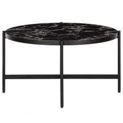 Studio Copenhagen Couchtisch Abee - Marmor Schwarz Dekor / Schwarz -Wohnzimmermöbel boutique en ligne 1000270346 220809 030 DETAILS P000000001000270346