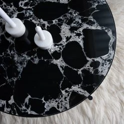 Studio Copenhagen Couchtisch Abee - Marmor Schwarz Dekor / Schwarz -Wohnzimmermöbel boutique en ligne 1000270346 220915 022 MOOD DETAILS P000000001000270346 mood