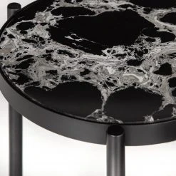 Studio Copenhagen Beistelltisch Abee I (2er-Set) - Marmor Schwarz Dekor / Schwarz 24 Studio Copenhagen Beistelltisch Abee I (2er-Set) - Marmor Schwarz Dekor / Schwarz -Wohnzimmermöbel boutique en ligne 1000270348 220809 080 DETAILS P000000001000270348