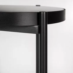 Studio Copenhagen Konsolentisch Abee - Marmor Schwarz Dekor / Schwarz -Wohnzimmermöbel boutique en ligne 1000270353 220809 050 DETAILS P000000001000270353